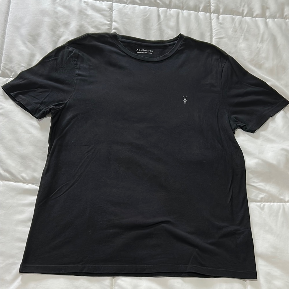 All Saints Race Tonic Black Men's Tee